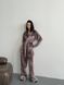 Женская пижама двойка плюш велюр цвет мокко р.42/44 452518 452518 фото 1