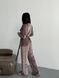 Жіноча піжама двійка плюш велюр колір мокко р.42/44 452518 452518 фото 2