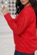Жіночий светр трикотажний колір червоний р.56/58 445632 445632 фото 5