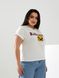 Жіноча футболка MIAMI колір молочний р.56/58 433173 433173 фото 5