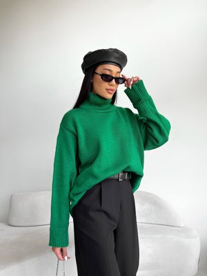 Женский свитер цвет зеленый р.42/46 441953 441953 фото