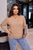 Жіночий светр трикотажний колір беж р.48/50 451708 451708 фото