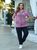 Жіночий прогулянковий костюм двійка колір фрез р.48/50 454806 454806 фото