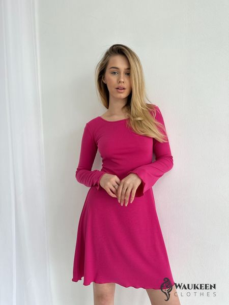 Жіноча сукня міні колір малиновий р.46/48 453554 453554 фото