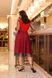 Жіноча сукня двійка з розкльошеною спідницею червоне р.48/50 381883 381886 фото 3
