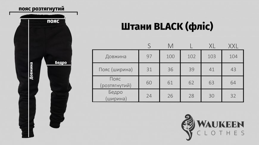Унісекс спортивні штани утеплені колір чорний р.XL 436622 436622 фото