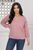 Жіночий светр трикотажний колір пудра р.48/50 445620 445620 фото