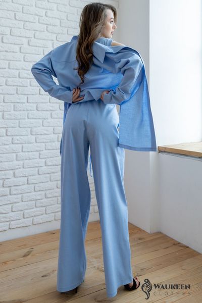 Жіночий домашній костюм - двійка Gabriel блакитний р.M 408691 408691 фото