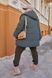 Женский прогулочный костюм тройка с курткой хаки р.50/52 385720 386436 фото 2