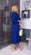 Жіноча вільна сукня із софту колір синій р.50/52 452549 452549 фото 2