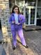 Жіночий теплий прогулянковий костюм колір фіолет р.54/56 444248 444241 фото 2