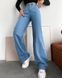 Жіночі джинси палаццо колір блакитний р.25 448908 448908 фото 1