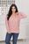 Жіночий светр трикотажний колір пудра р.48/50 445635 445635 фото