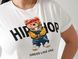 Жіноча футболка HIP-HOP колір молочний р.52/54 433166 433167 фото 2