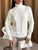 Жіночий в'язаний светр з об'ємними рукавами колір молочний р.42/46 443578 443578 фото