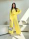Жіночий костюм-двійка колір жовтий р.42/44 454376 454376 фото 1