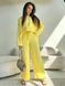 Жіночий костюм-двійка колір жовтий р.42/44 454376 454376 фото 2