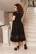 Женское нарядное платье с кружевами черного цвета р.52/54 382016 382016 фото 2