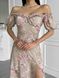 Жіноча літня сукня міді колір бежевий р.44 437218 437218 фото 6