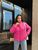 Жіноча тепла куртка колір рожевий р.42/44 451112 451112 фото
