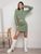 Женский костюм кофта и юбка оливкового цвета р.42/46 386411 386411 фото