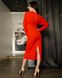 Жіноча сукня червоного кольору р.48 384791 384791 фото 2