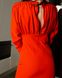 Жіноча сукня червоного кольору р.48 384791 384791 фото 3