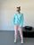 Жіночий спортивний костюм теплий колір блакитно-рожевий р.42/44 449343 449343 фото