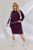 Жіночий костюм двійка зі спідницею колір марсал р.46/48 451011 451011 фото