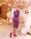 Жіноча сукня прямогого крою із ангори кольору фіолетовий-бузок р.50/52 385457 385459 фото 3
