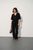 Жіночий мусліновий костюм-двійка колір чорний р.L 459194 459194 фото