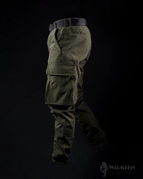 Чоловічі утеплені штани Bayraktar колір хакі р.S 445051 445051 фото