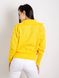 Жіночий светр із двома кишенями жовтого кольору р.42/46 405081 405081 фото 4
