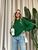 Жіночий вовняний светр зеленого кольору 405988 405988 фото