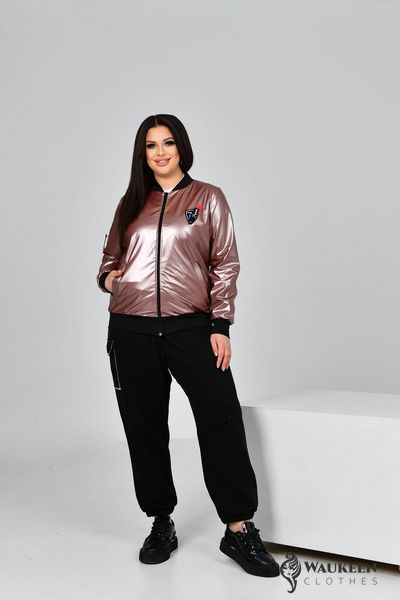 Жіноча куртка колір бронзовий р.48/50 453431 453431 фото