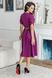 Жіноча сукня міді фіолетового кольору р.44/46 384863 384863 фото 2