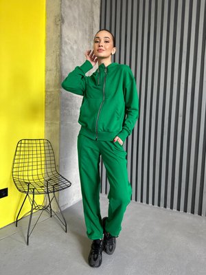 Жіночий спортивний костюм колір зелений р.50/52 450764 450764 фото