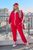 Жіночий костюм-двійка колір червоний р.50/52 454745 454745 фото