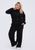 Жіночий спортивний костюм із велюру колір чорний р.42/44 443232 443232 фото