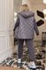 Женский костюм тройка с жилеткой цвет графит-серый р.50/52 450903 450903 фото 1