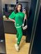 Жіночий костюм-двійка колір зелений р.50/52 454474 454474 фото 2