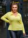 Жіночий светр-поло з ангори колір жовтий р.56/58 445778 445778 фото 6