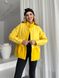 Жіноча тепла куртка колір жовтий р.L 450294 450294 фото 2
