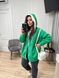 Женская куртка барашек цвет зеленый р.50/52 441575 441575 фото 2