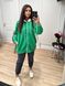 Женская куртка барашек цвет зеленый р.50/52 441575 441575 фото 4