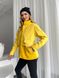 Жіноча тепла куртка колір жовтий р.L 450294 450294 фото 5