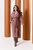 Женское пальто из кашемира на подкладке с поясом цвета капучино р.48/50 376112 376112 фото