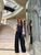 Женский костюм жилетка и палаццо цвет черный р.42/44 449993 449993 фото