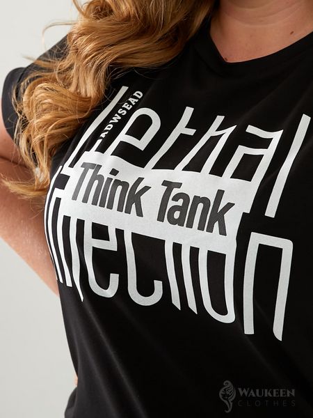 Жіноча футболка THINK TANK колір чорний р.48/50 433732 433732 фото