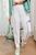 Жіночі штани джогери колір білий р.46/48 450168 450168 фото
